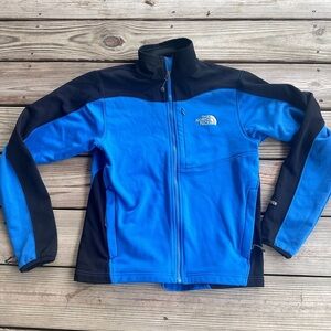 The North-face TKA Stretch blue full zip jacket size SP
